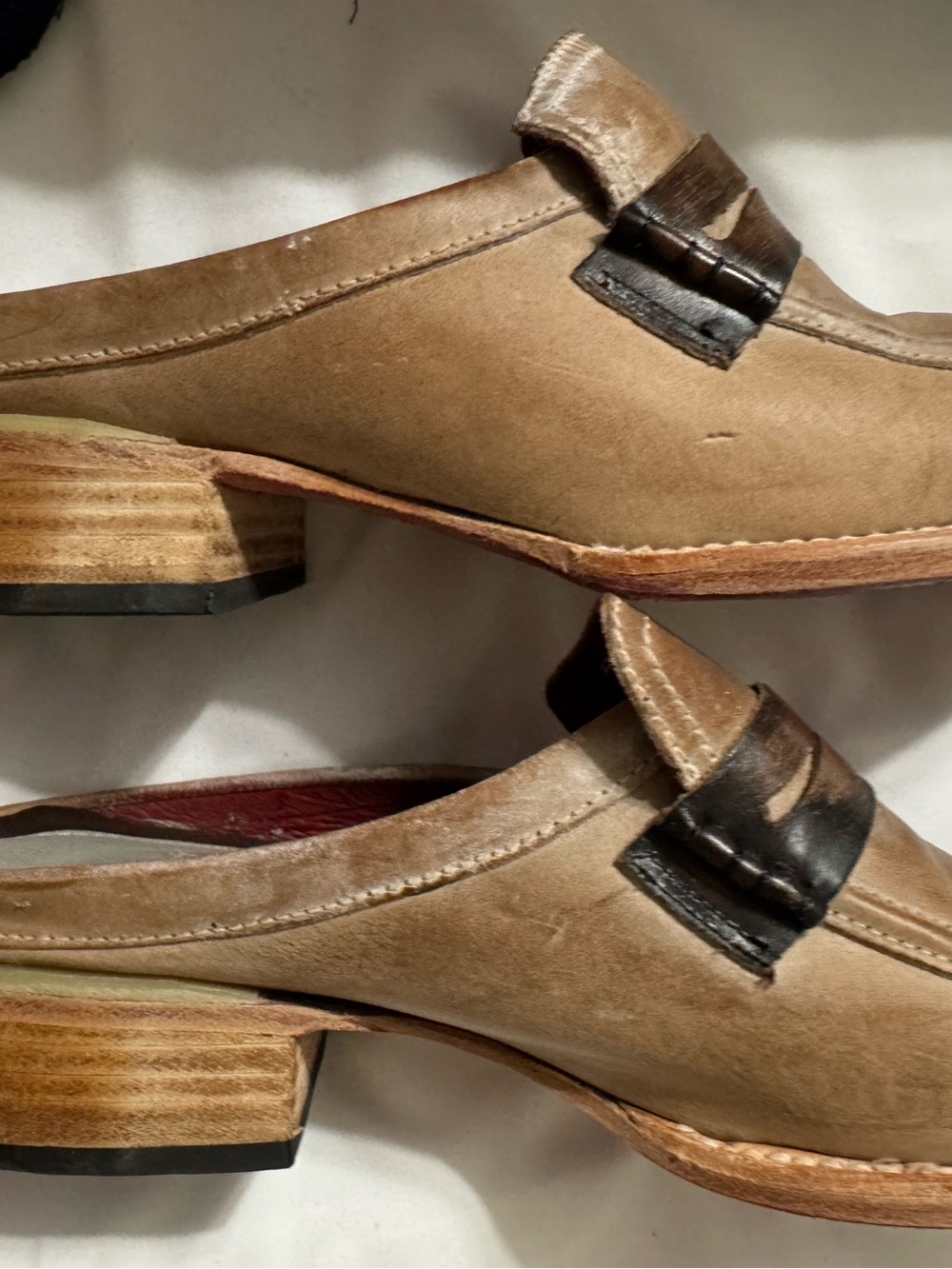 Freebird by Steven Monalisa Taupe Leather Mule Clogs Size 10 - Picture 5 of 6